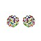 Large Trendy  Sparkling Ball Stud Earrings