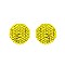 Large Trendy  Sparkling Ball Stud Earrings