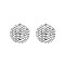 Large Trendy  Sparkling Ball Stud Earrings