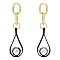 STYLISH METAL DANGLE EARRINGS