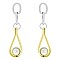 STYLISH METAL DANGLE EARRINGS