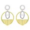 STRIKING METAL DANGLE EARRINGS