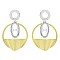 STRIKING METAL DANGLE EARRINGS