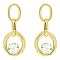 GORGEOUS METAL DANGLE EARRINGS