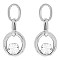 GORGEOUS METAL DANGLE EARRINGS
