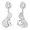 STUNNING METAL DANGLE EARRINGS