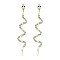 STUNNING RHINESTONE SNAKE POST EARRINGS