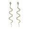 STUNNING RHINESTONE SNAKE POST EARRINGS