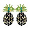 LOVELY PINEAPPLE GEM POST EARRINGS