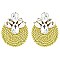 TRENDY FASHION GEM STONE EARRINGS
