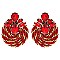 TRENDY FASHION GEM STONE EARRINGS