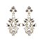 GEM BURST DANGLY  EARRINGS SLEY3644