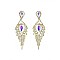 Classy Crystal Rhinestone Teardrop Drop Earring SLEY6269