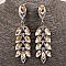 FASHIONABLE DROP EARRINGS W/ 2 LAYERS OF RHINESTONES SLEY7441