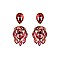FASHIONABLE RHINESTONE EARRING W/ GEMS SLEY7961