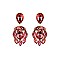 FASHIONABLE RHINESTONE EARRING W/ GEMS SLEY7961