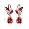 FASHIONABLE OVAL RHINESTONE EARRING W/ GEMS SLEY8069