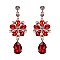 FASHIONABLE RADIANT FLORAL DROP STONE EARRING SLEY8159