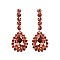 FASHIONABLE TWO TONE RHINESTONE EARRING SLEY8170