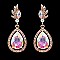 FASHIONABLE FANCY TEARDROP STONE EARRING SLEY8426