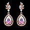 FASHIONABLE FANCY TEARDROP STONE EARRING SLEY8426