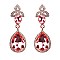 FASHIONABLE ROYAL MIRROR HALO STONE EARRING SLEY8433