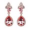 FASHIONABLE ROYAL MIRROR HALO STONE EARRING SLEY8433