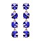 FASHIONABLE PRISM CIRCLE STONE EARRING SLEY8434