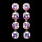 FASHIONABLE PRISM SQUARE STONE EARRING SLEY8435