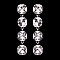 FASHIONABLE PRISM SQUARE STONE EARRING SLEY8435