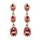 FASHIONABLE SUNSHINE HALO DROP STONE EARRING SLEY8436