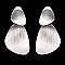 Fashionable Double Metal Disc Post Earrings SLEY8540