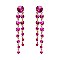 FASHIONABLE DOUBLE ROUND DANGLE POST EARRINGS SLEY8938