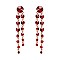 FASHIONABLE DOUBLE ROUND DANGLE POST EARRINGS SLEY8938