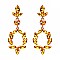 FASHIONABLE RHINESTONE DROP POST EARRING SLEY9424