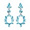 FASHIONABLE RHINESTONE DROP POST EARRING SLEY9424