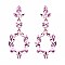 FASHIONABLE RHINESTONE DROP POST EARRING SLEY9424