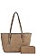 STYLISH PU LEATHER 2-IN-1 FASHION TOTE & WALLET SET JYF-0294-W