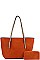 STYLISH PU LEATHER 2-IN-1 FASHION TOTE & WALLET SET JYF-0294-W