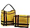 2 IN 1 MODERN CHECK TRENDY SATCHEL