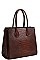 3 IN 1 CROCO PATTERN TOTE CROSSBODY SET