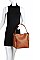 2IN1 SIDE ZIPPER EXPANDABLE SATCHEL WITH LONG STRAP