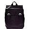 Belted Convertible Flap Backpack Shoulder Bag Mh-F0285