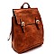 Belted Convertible Flap Backpack Shoulder Bag Mh-F0285