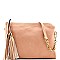 Light Asymmetrical Corner Clutch Messenger