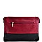 Classy Double Color Multi Compartment Clutch/Messenger Bag