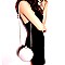 F5100-LP Pearl Closure Pearl Theme Dressy Ball Clutch