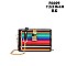 Colored Pencil Box Novelty Crossbody Bag