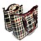 Plaid Check 2Pc Classic Handbags Set