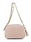 TRENDY TWIST TASSEL CHAIN CROSSBODY BAG